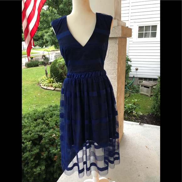 ABS By Allen Schwartz royal blue dress - Picture 3 of 7